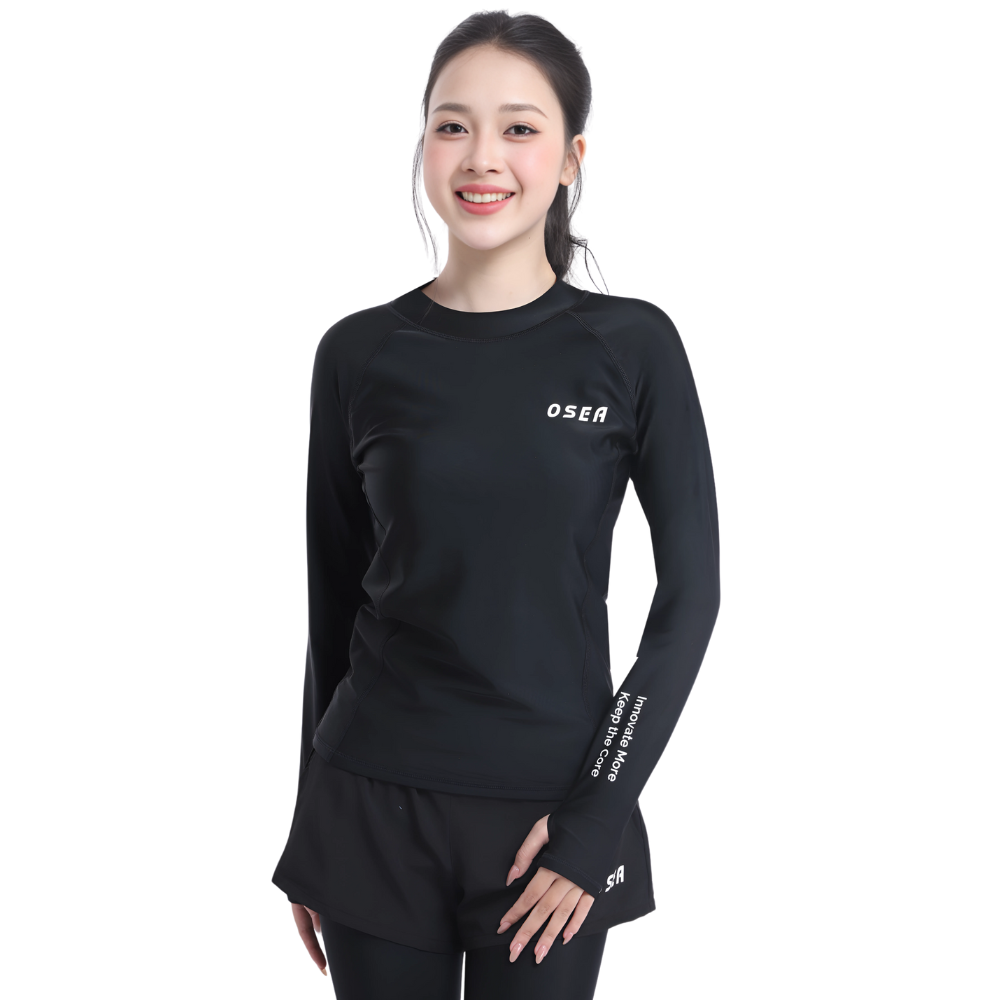 Áo bơi tay dài kín đáo chống nắng Revive Core Rashguard