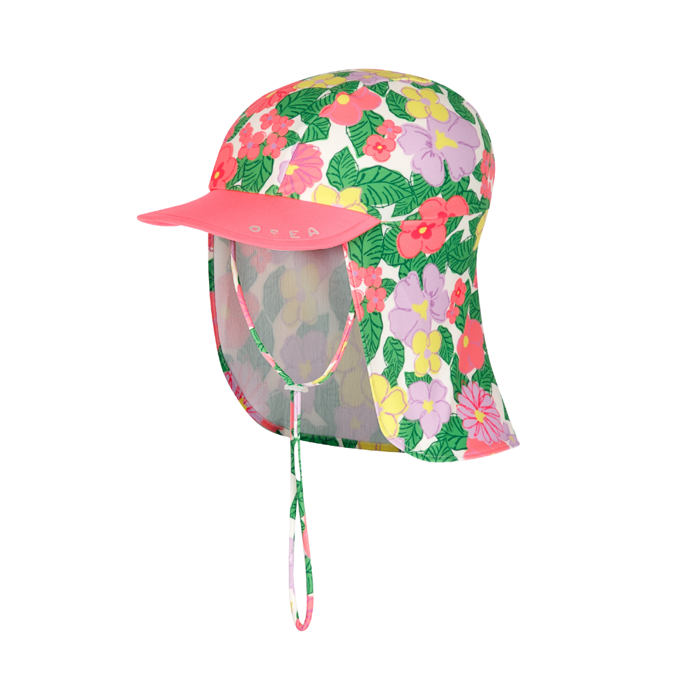 Nón đi biển chống nắng cho bé 15kg-35kg Hoa - Flowers Children Anti UV Hat