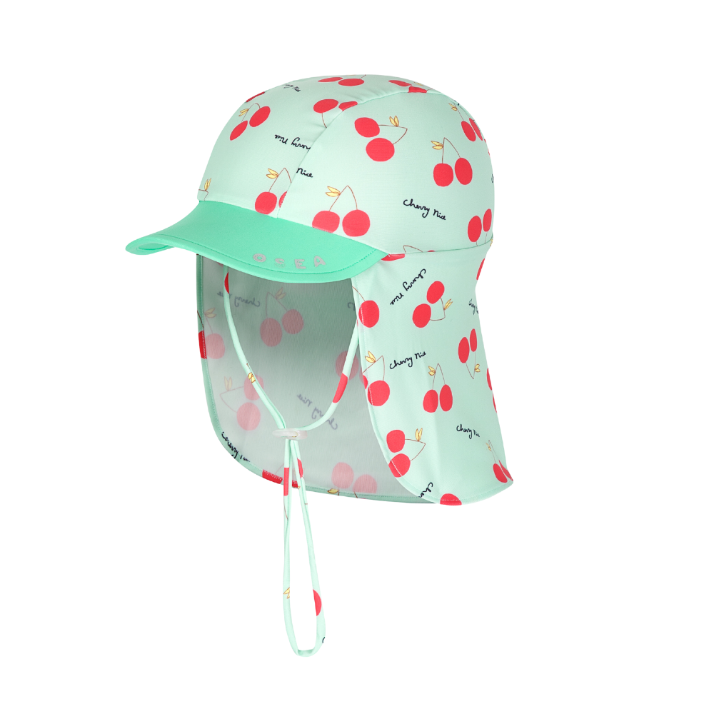 Nón đi biển chống nắng cho bé 15kg-35kg Cherry - Cherry Children Anti UV Hat