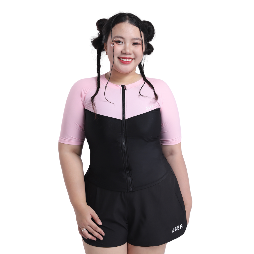 Áo bơi big size chubby tay lỡ Libre Glow Swimshirt
