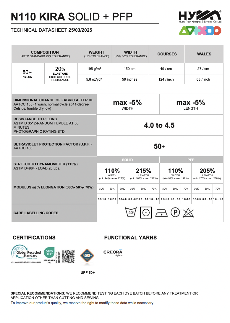 Chất liệu sử dụng cho BST đồ bơi OSEA 2025 – Bền hơn, chuẩn UPF50+, kháng clo vượt trội