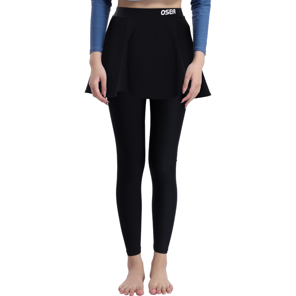 Quần bơi dài phối váy rời OSEA FlowSkirt Leggings