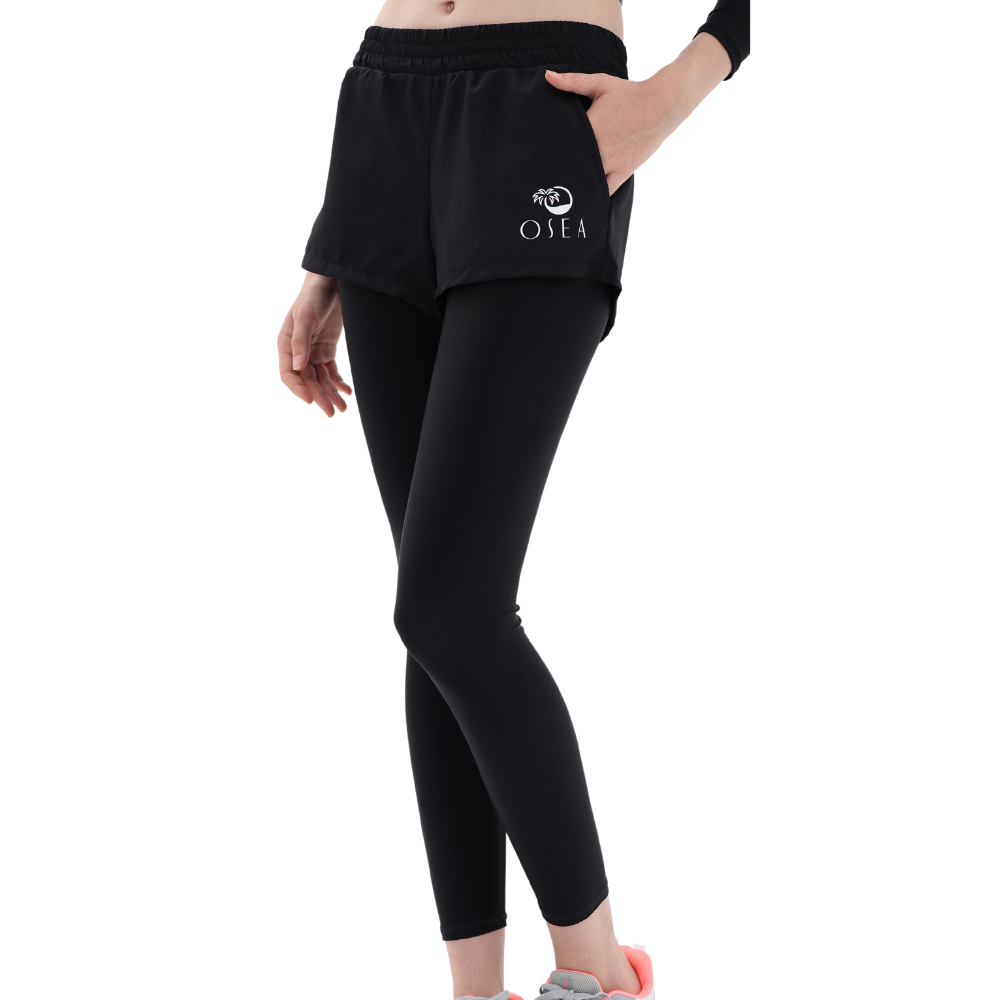 Quần bơi nữ dài 2 lớp năng động - 2 Layers Water Legging