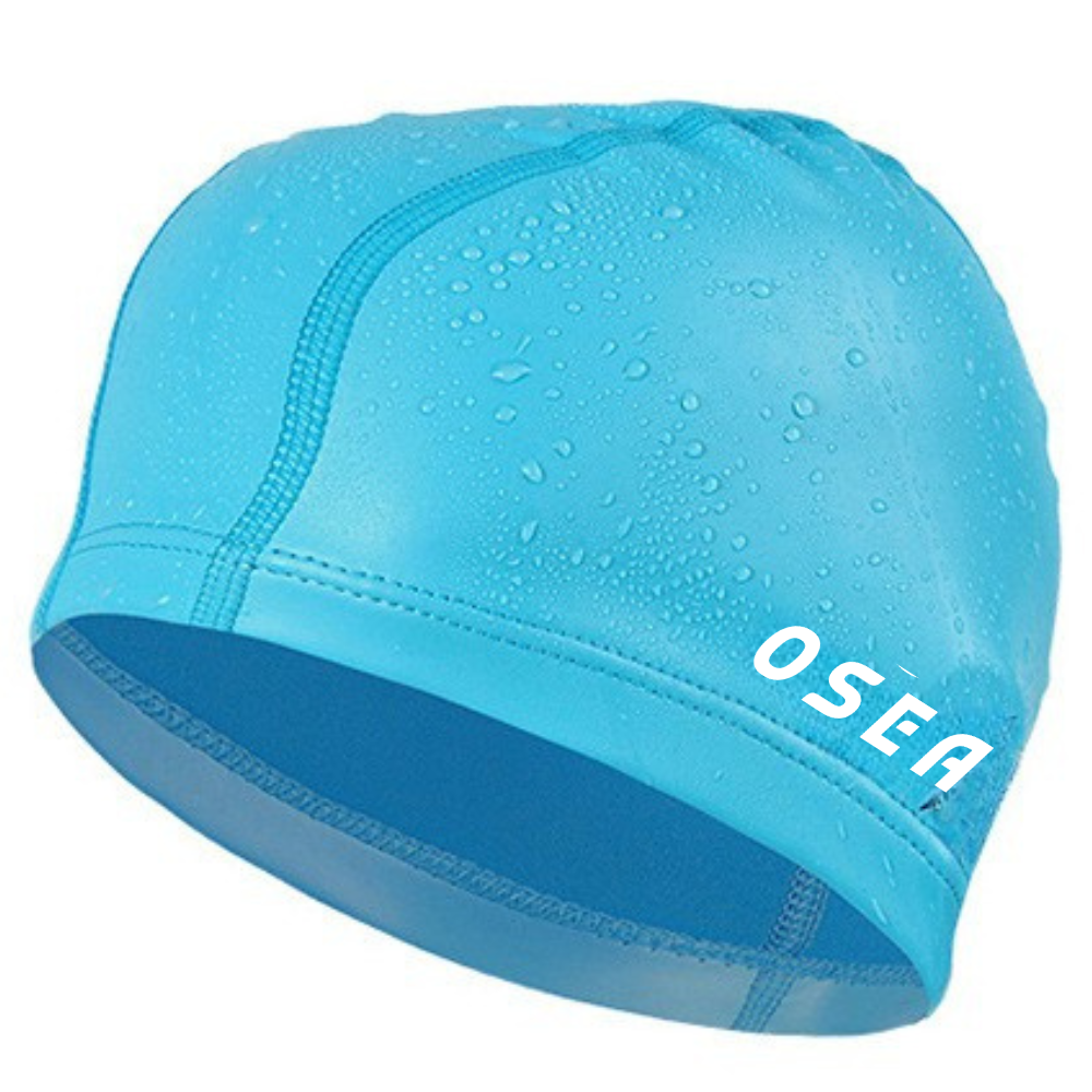 Mũ nón bơi OSEA nhiều màu da PU Lake Blue (Chiếc)