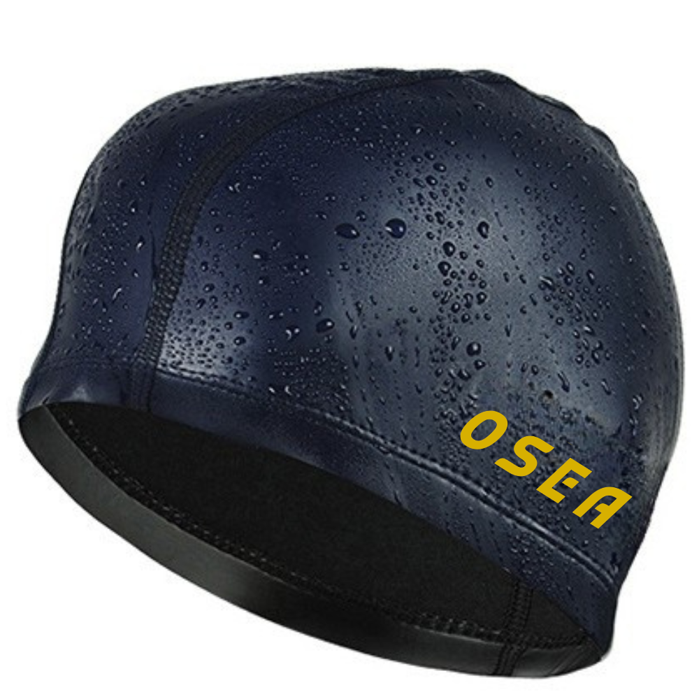 Mũ nón bơi OSEA nhiều màu da PU Navy (Chiếc)