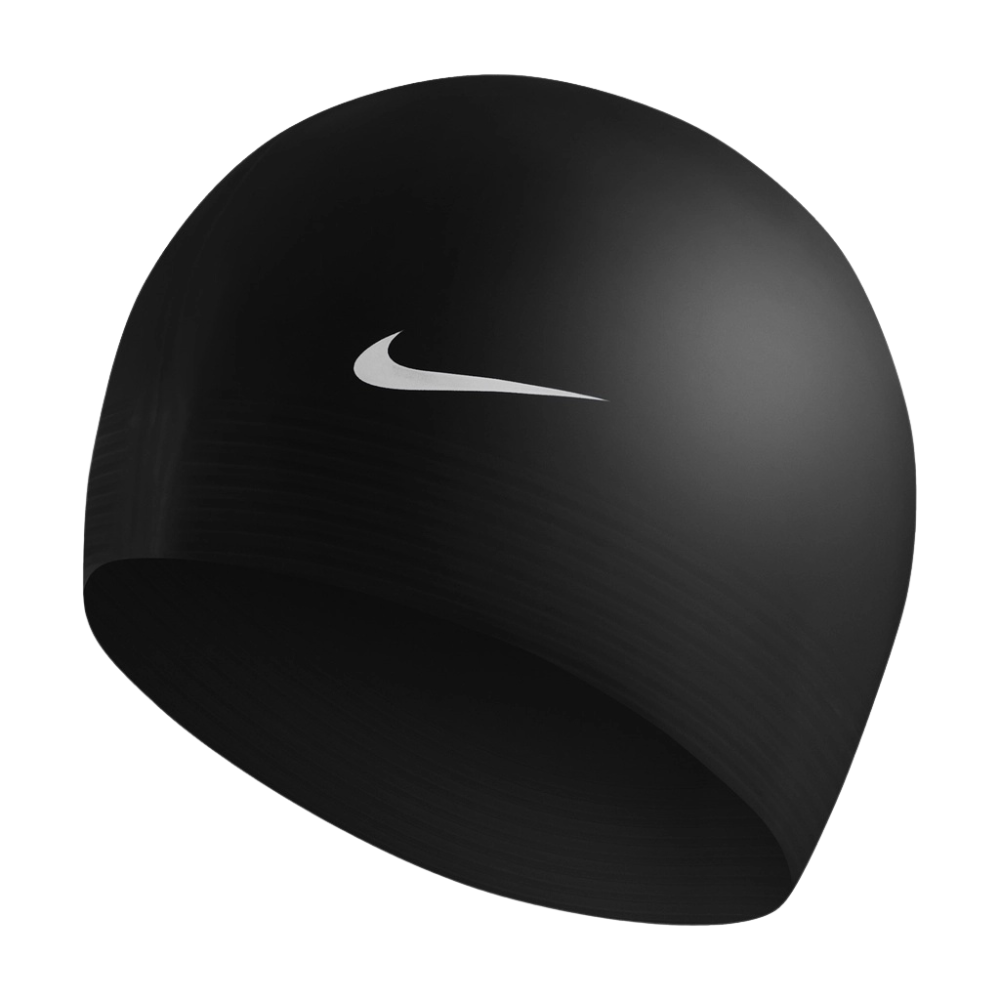 Nón bơi thể thao Nike Swim Unisex Solid Latex Cap 93050 (Black)