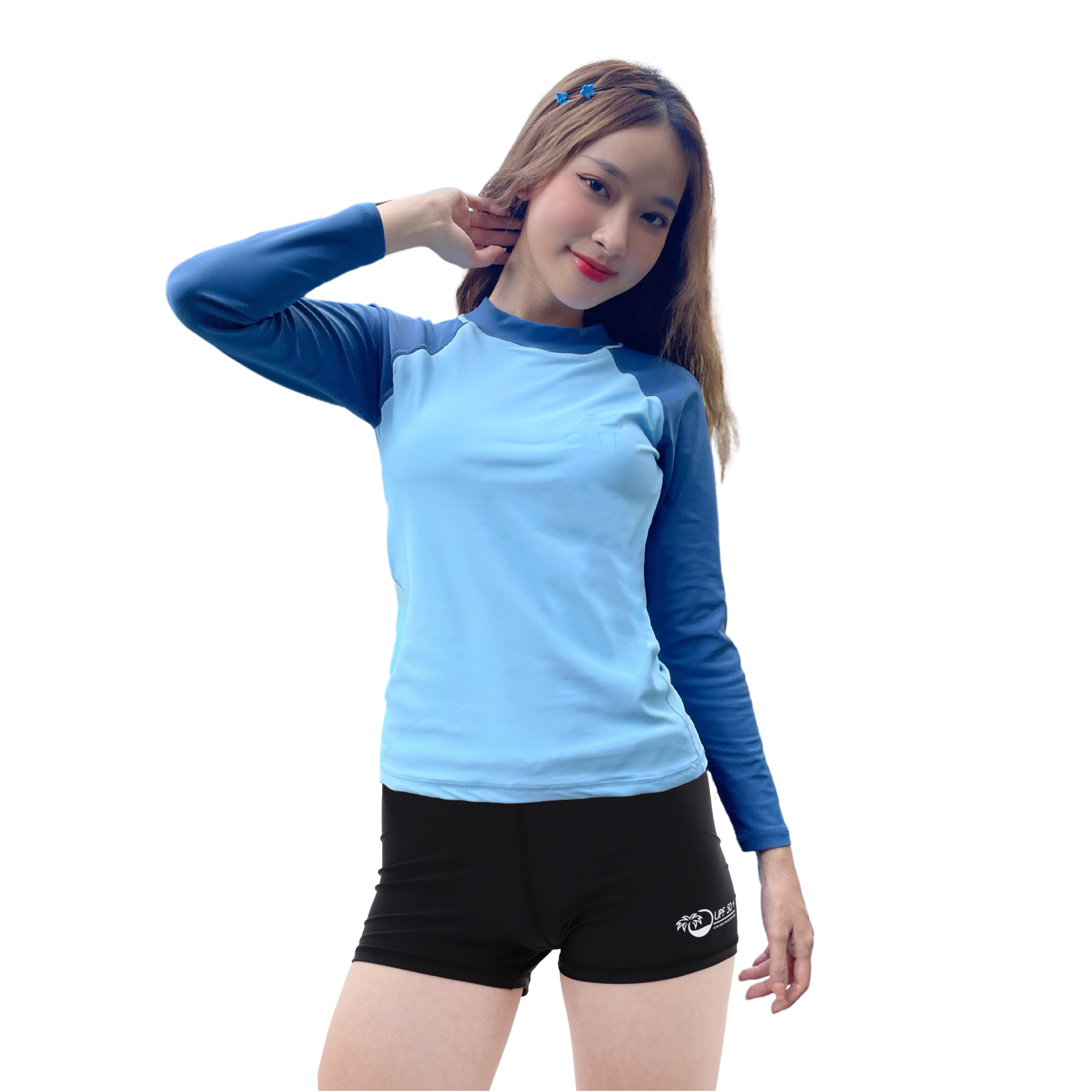 Set đồ bơi 2 chi tiết OSEA - Iceberg Globe Slim & Black Body Short Set
