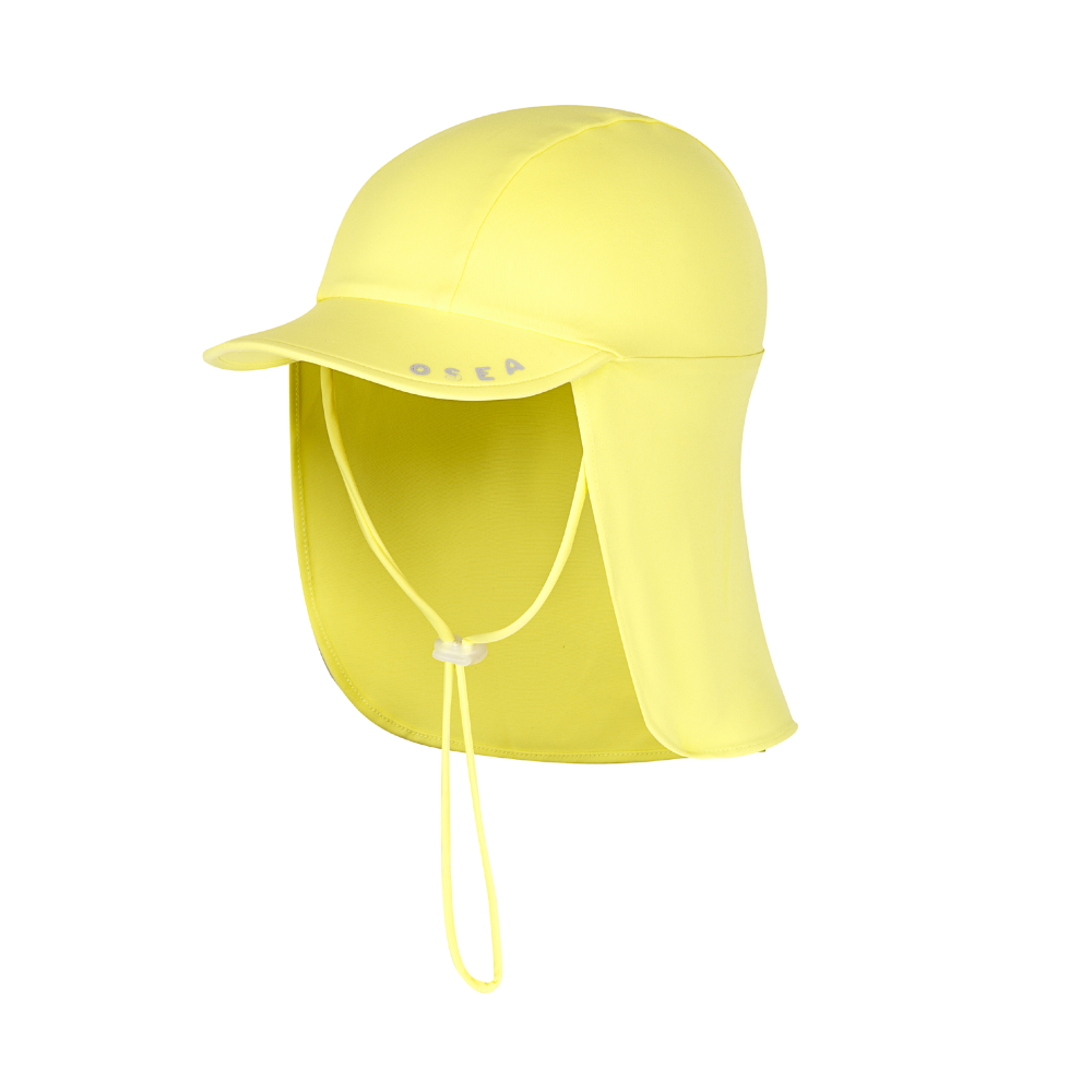 Nón đi biển chống nắng cho bé 15kg-35kg Vàng - Lemon Children Anti UV Hat