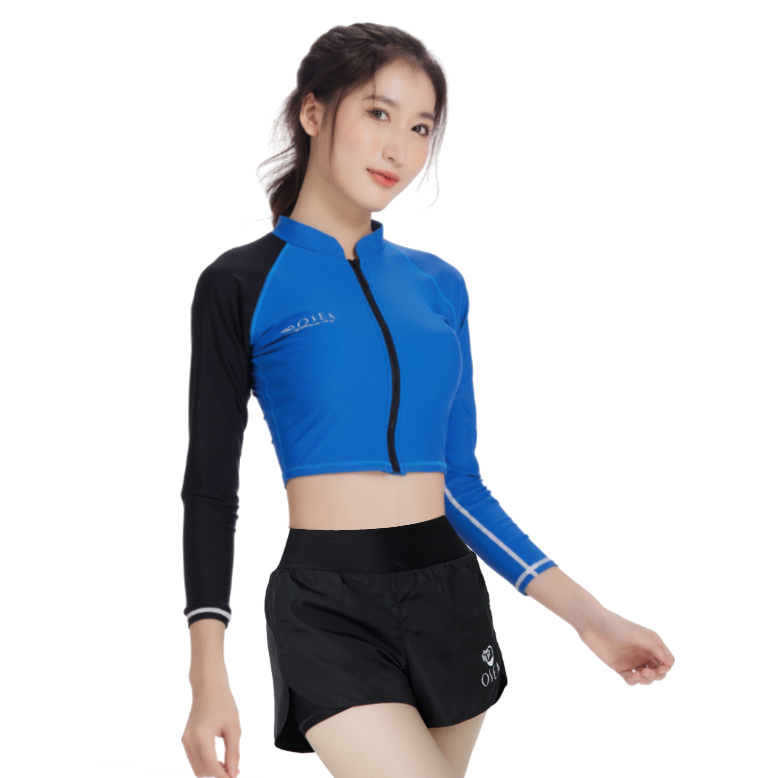 Đồ bơi nữ tay dài quần chân váy xòe họa tiết hoa lá vải in cho nữ đi học bơi  bikini nữ 2 mảnh Áo tắm nữ hai mảnh che bụng giảm