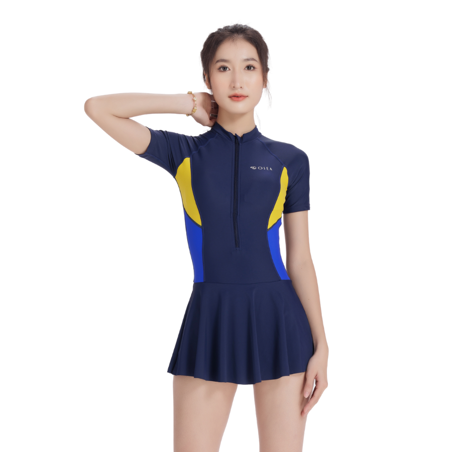 Attraco Skirt One Piece Short Sleeve Wetsuit